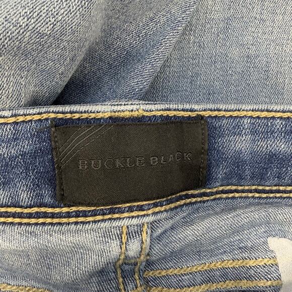 Buckle Black Jeans Women's 24 (0) Light Blue Moto Ankle Skinny Preppy Grunge - Picture 9 of 14